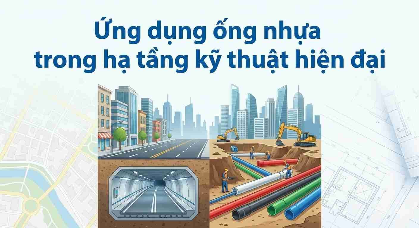 Ứng Dụng Ống Nhựa uPVC, HDPE, PPR Trong Hạ Tầng Hiện Đại
